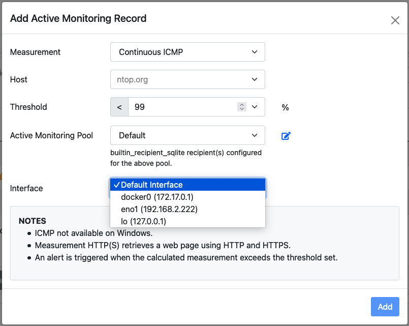 The RTT Add Record Pane