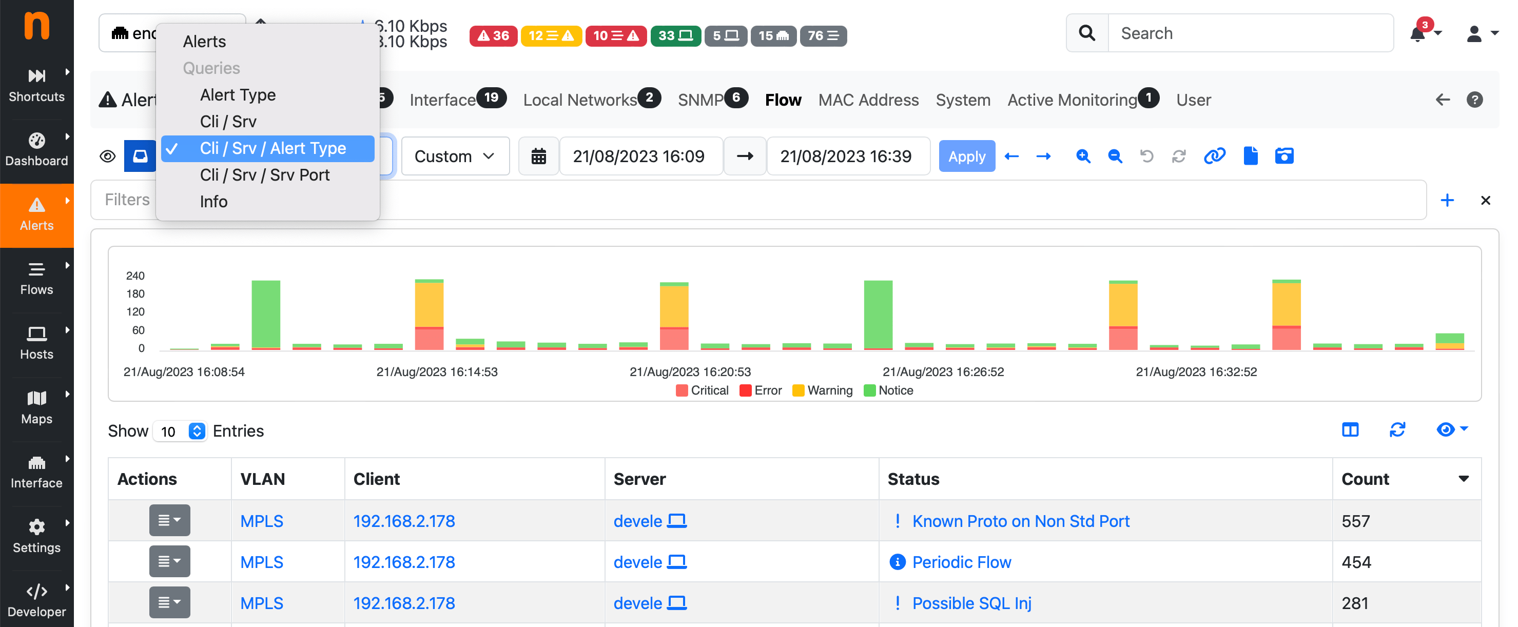 Alerts Explorer Queries