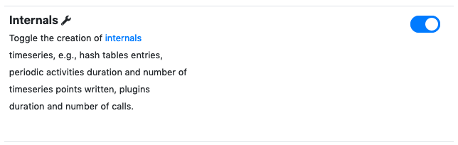 Internals Timeseries