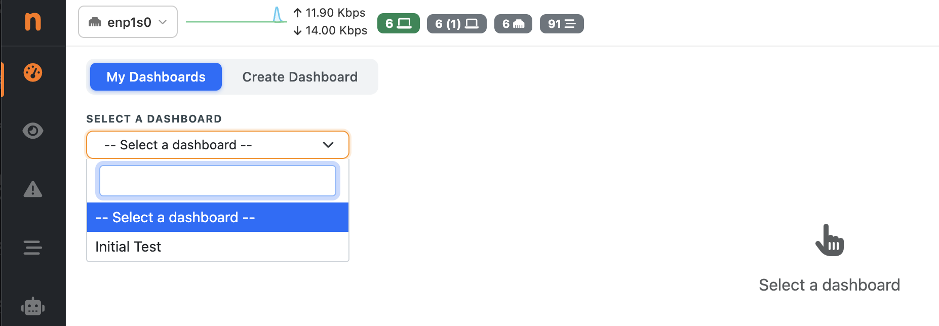 AI Dashboard page