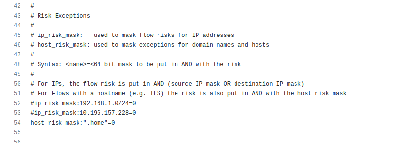 nDPI Risk Exclusion