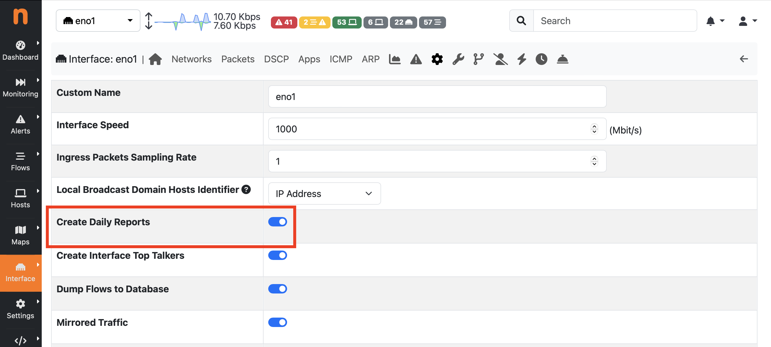 Automatic Report Interface Preference