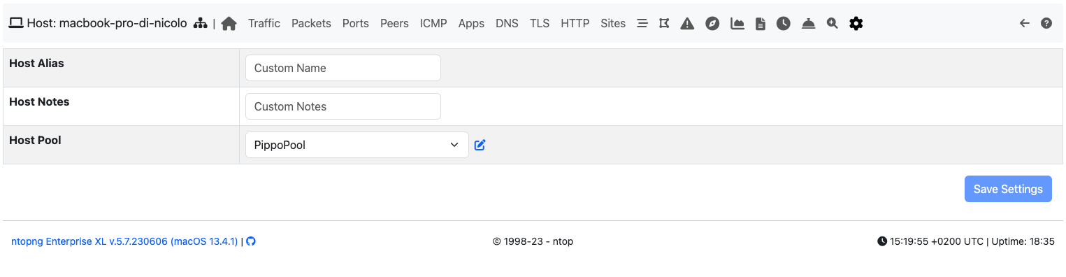 Host Configuration