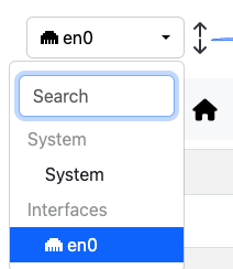 Interface Dropdown