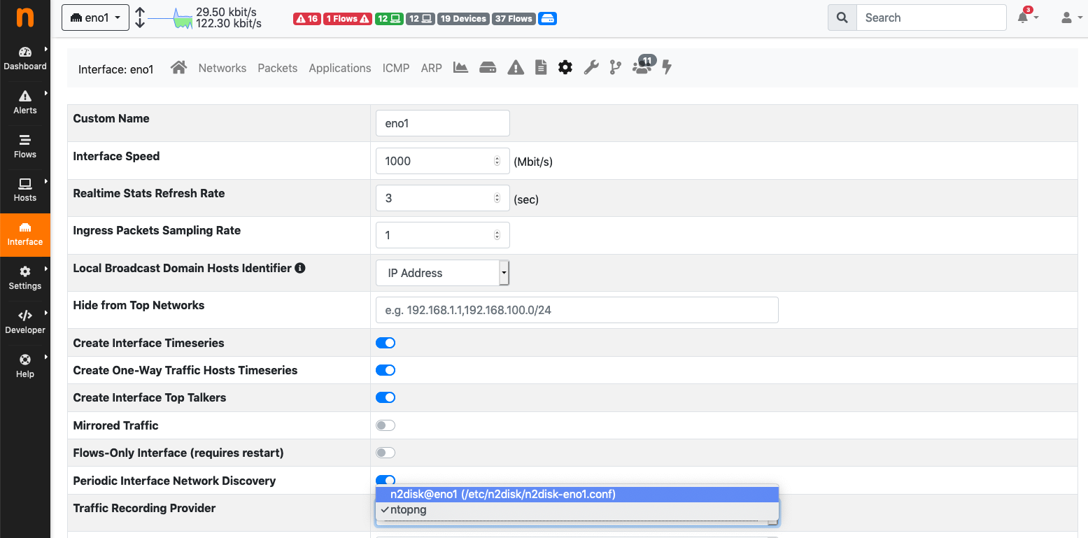 Traffic Recording External Providers Selection