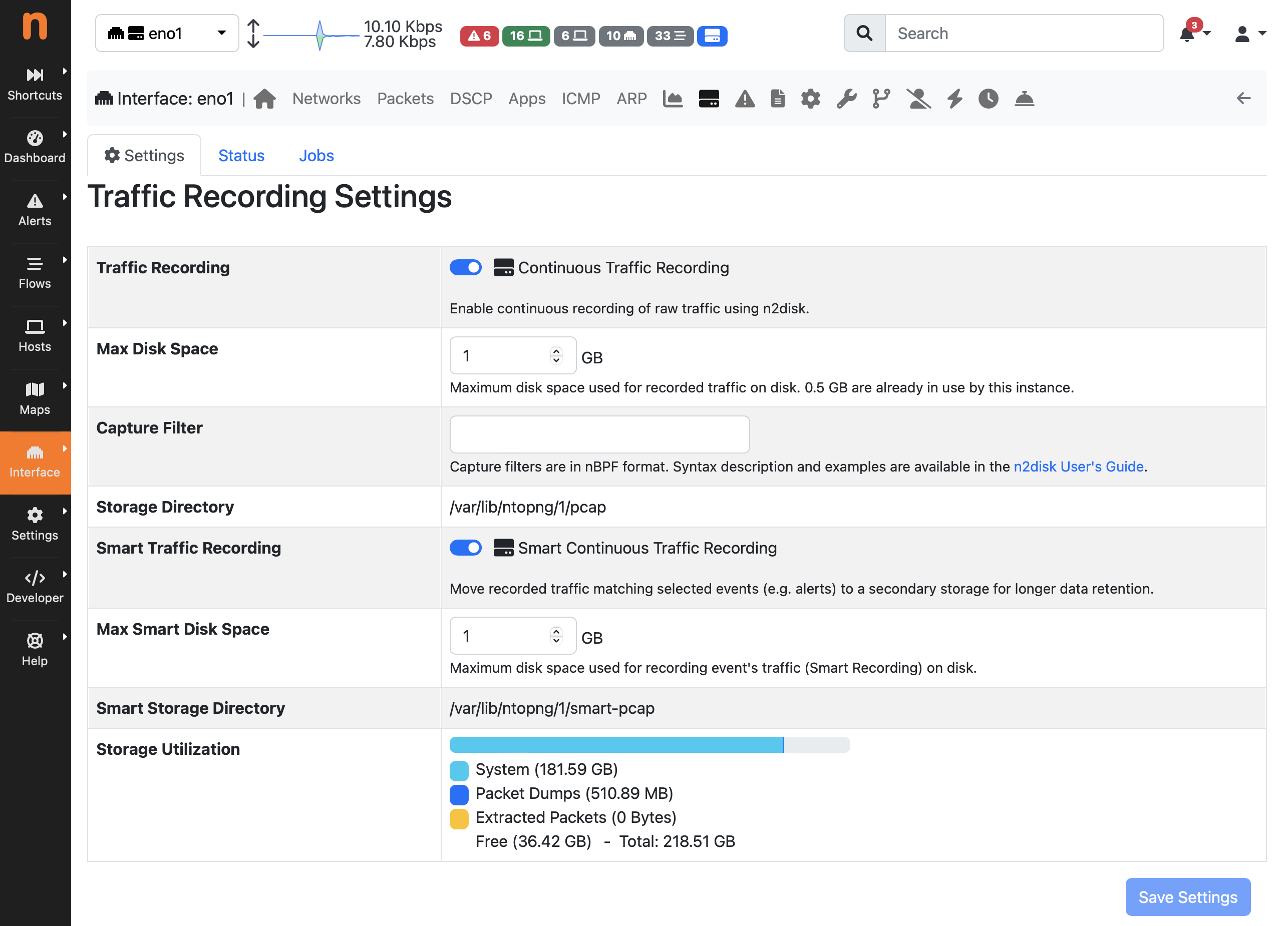 Smart Traffic Recording