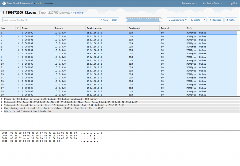 Example CloudShark