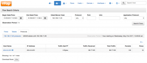 Historical flow explorer