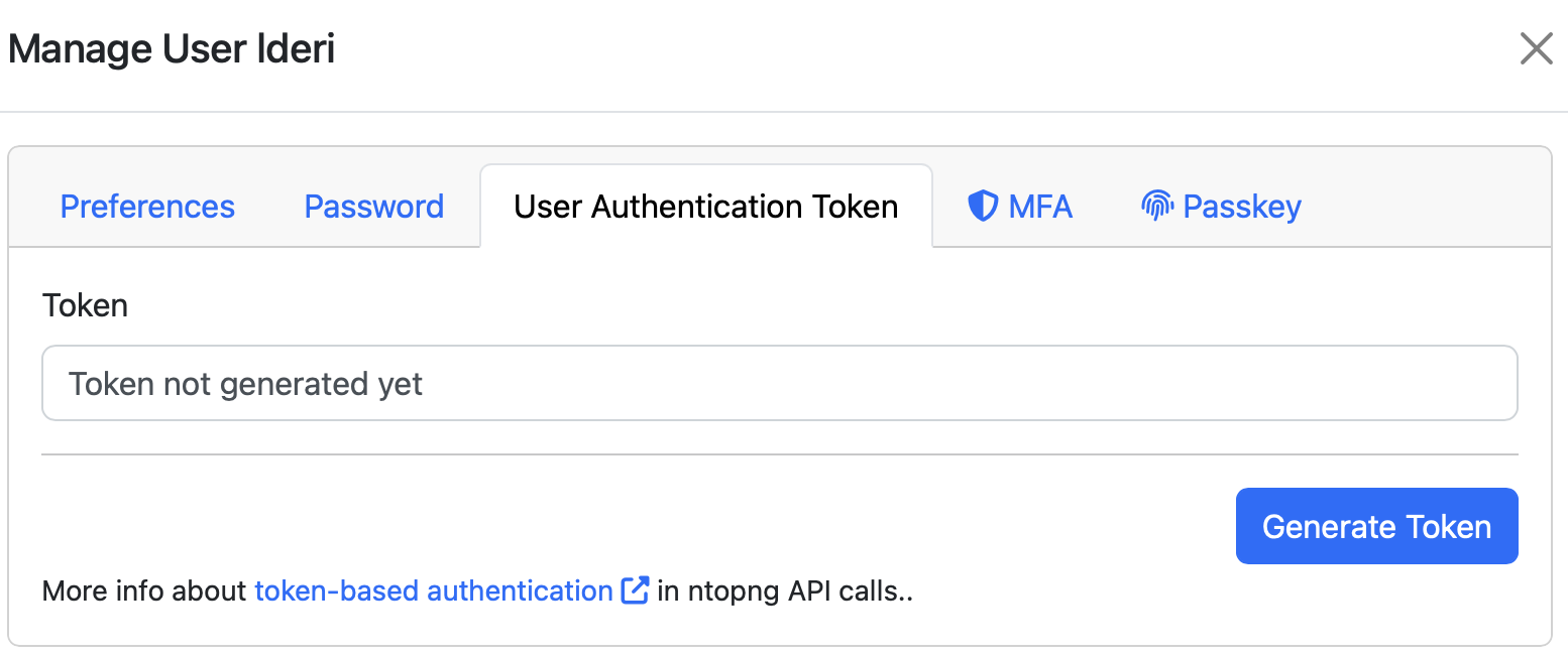 Generate User Token